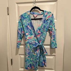 Excellent Condition Lily Pullitzer Karlie Wrap Romper